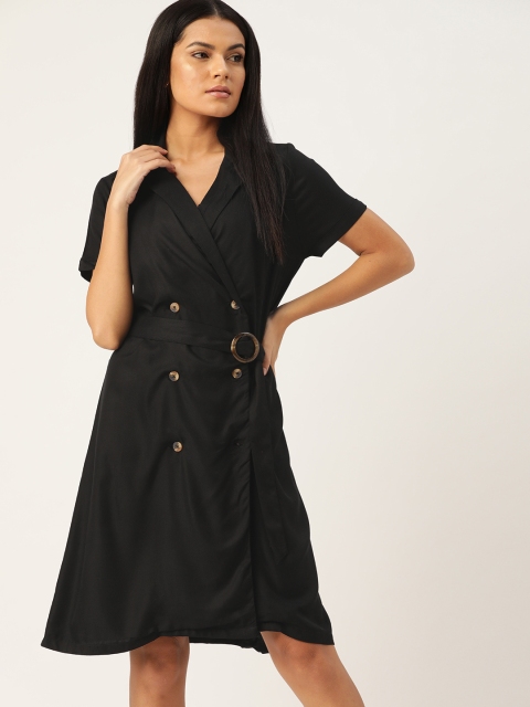 

Chemistry Black Cotton Blazer Dress