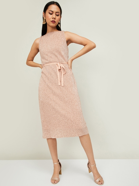 

CODE by Lifestyle Women Pink Embellished A-Line Dress