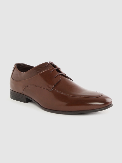 

INVICTUS Men Coffee Brown Solid Formal Derbys