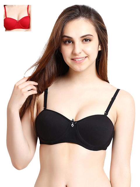 

Tweens Pack of 2 T-shirt Bras TW-2201, Black