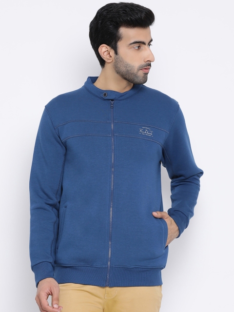 

Richlook Men Blue Solid Sweatshirt