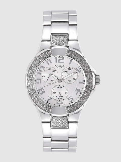 

GUESS Women Silver-Toned Analogue Watch I14503L1