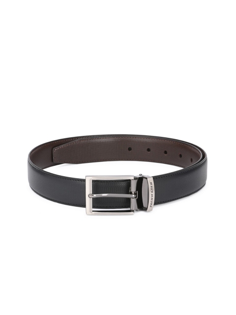 

Pacific Gold Men Black & Brown Solid Reversible Leather Belt