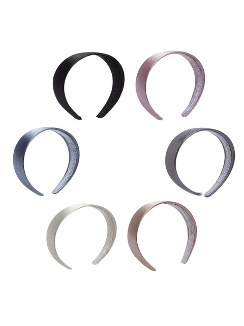 

Stoln Girls Set Of 6 Solid Hairbands, Black