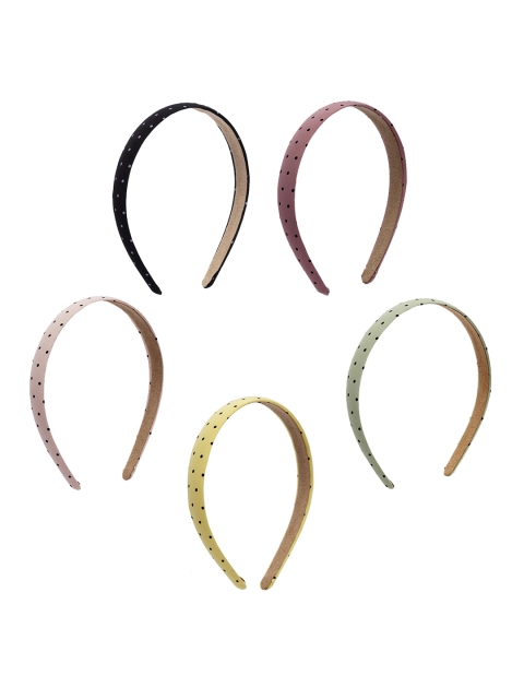 

Stoln Girls Set of 5 Printed Hairbands, Yellow