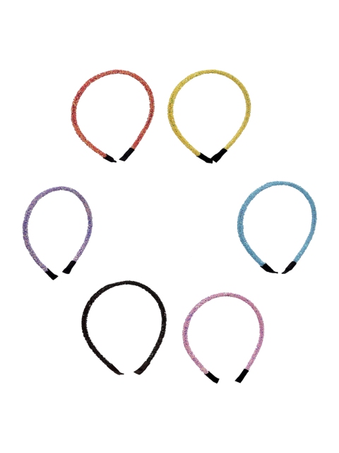 

Stoln Girls Set of 6 Embellished Hairbands, Pink