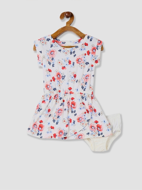 

GAP Baby White Print Tulip Dress