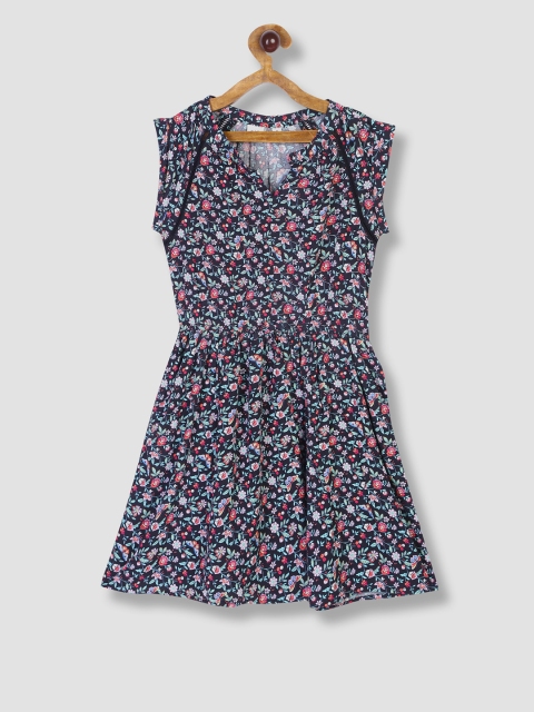

GAP Girls Black Printed A-Line Dress