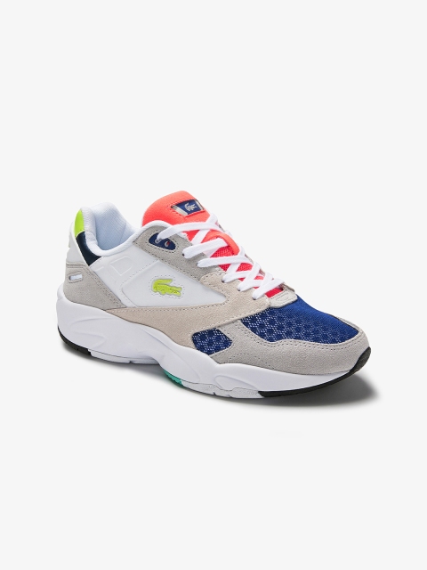 

Lacoste Women Green & Blue Colourblocked Sneakers