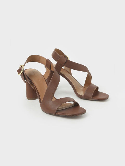 

CHARLES & KEITH Women Brown Solid Heels