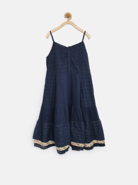 

Palm Tree by Gini & Jony Girls Navy Schiffli Slip Dress, Navy blue