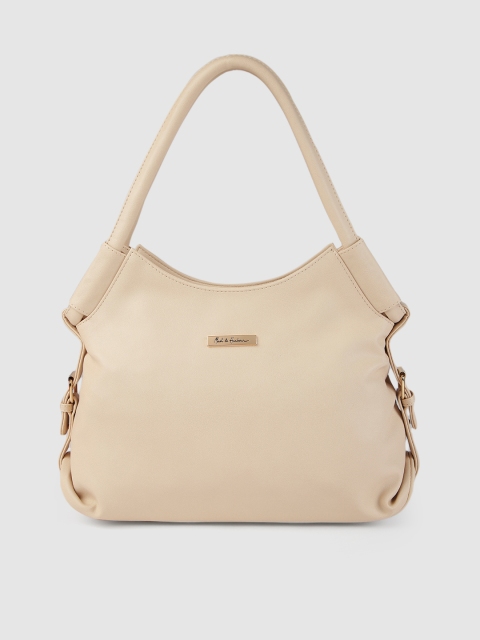 

Mast & Harbour Beige Solid Shoulder Bag