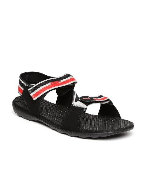 

Puma Unisex Black & Red Silicis Mesh DP Sports Sandals