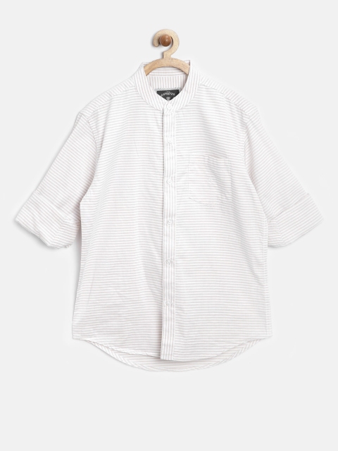 

Gini & Jony Boys Beige Striped Shirt