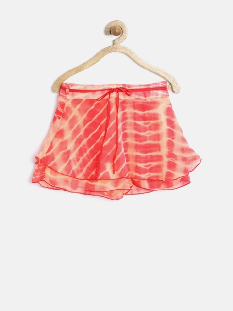 

Gini & Jony Girls Orange Tie-Dyed Skorts