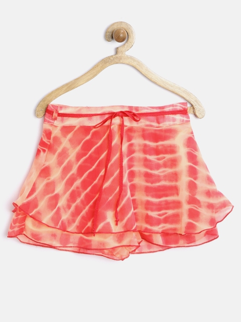 

Gini & Jony Girls Orange Tie-Dyed Skorts