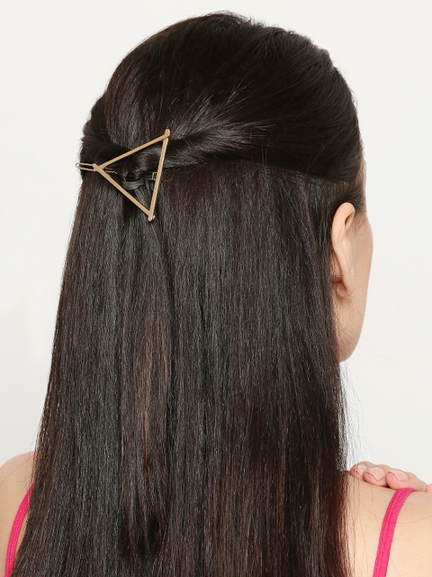 

OOMPH Gold-Toned Triangle-Shaped Hairpin