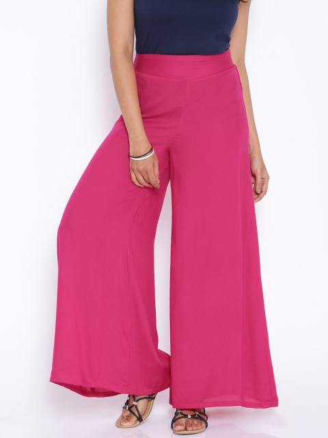 

Desi Weavess Pink Palazzo Trousers