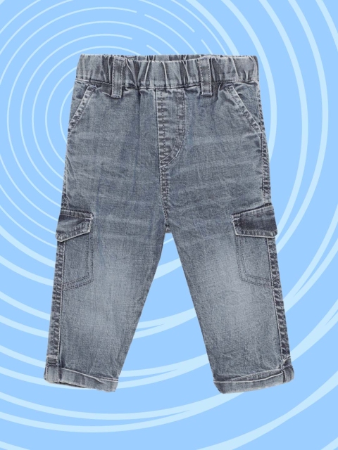 

YK Infant Boys Blue Regular Fit Clean Look Jeans