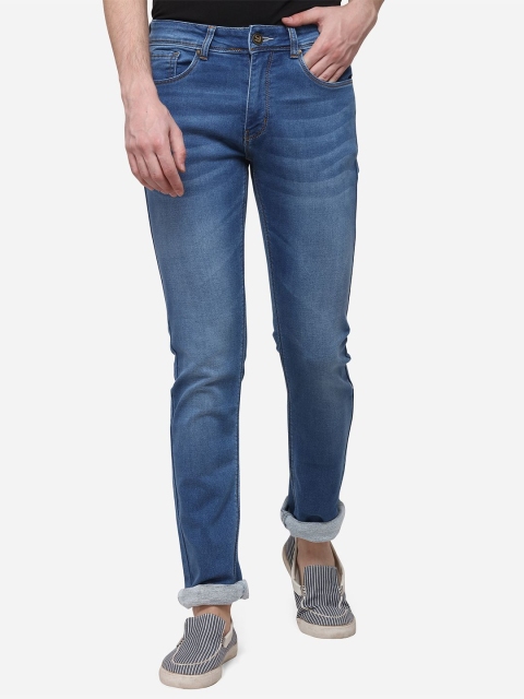 

Greenfibre Men Blue Slim Fit Mid-Rise Clean Look Jeans