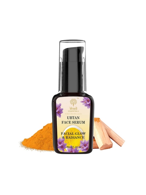 

Khadi Essentials Ubtan Face Serum for Glowing & Bright Face Anti-Tan with Vitamin C 30ml, Transparent