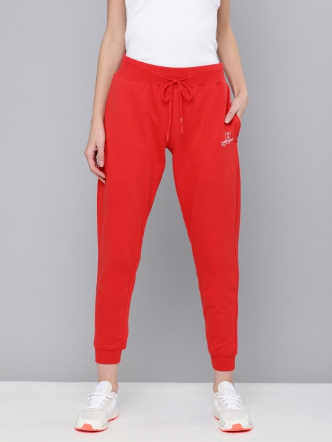 

Harvard Women Red Solid Cropped Joggers