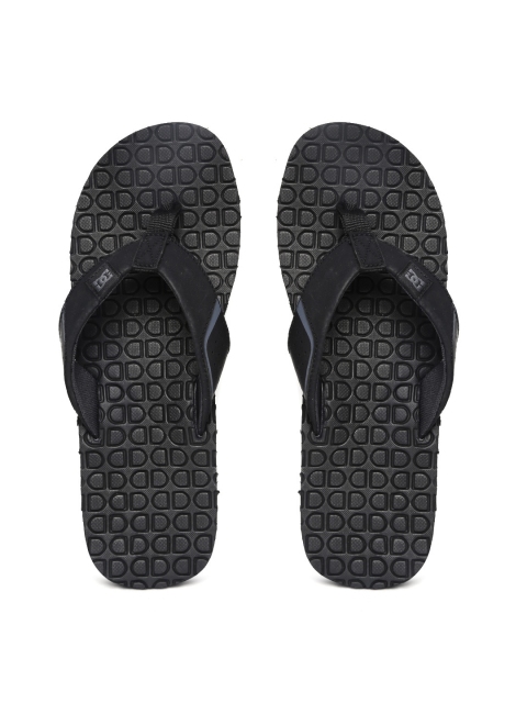 

DC Men Black Textured Flip-Flops