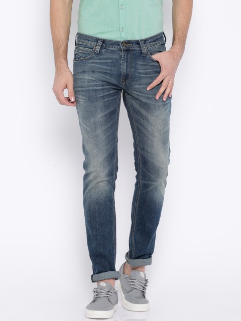 

Lee Blue Low-Bruce Skinny Fit Jeans