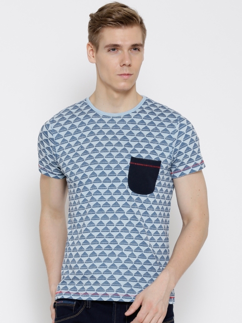 

Lee Blue Printed T-shirt