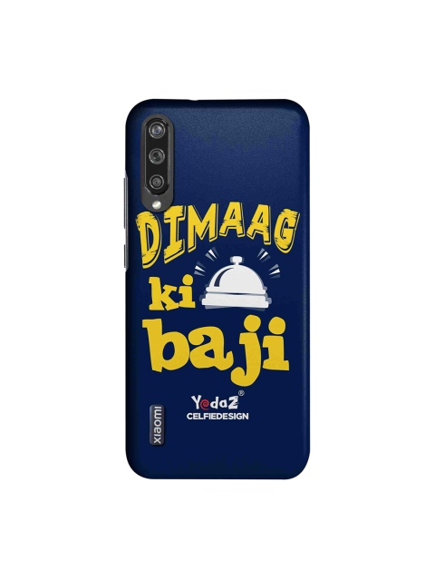 

CelfieDesign Blue & Yellow Dimaag Ka Ghanti Bajne Laga Xiaomi Mi A3 Sustainable Back Cover