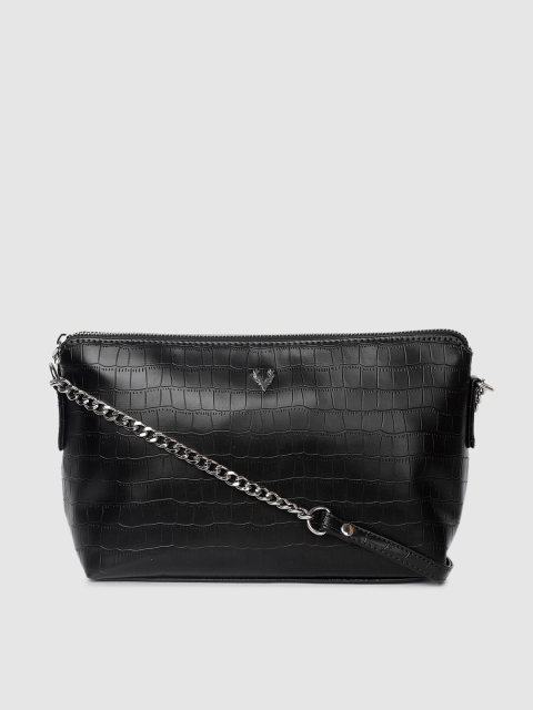 

Allen Solly Black Textured Sling Bag