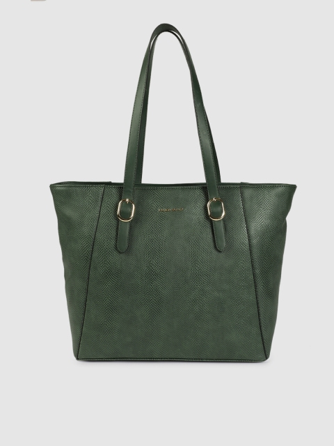 

Allen Solly Green Textured Shoulder Bag