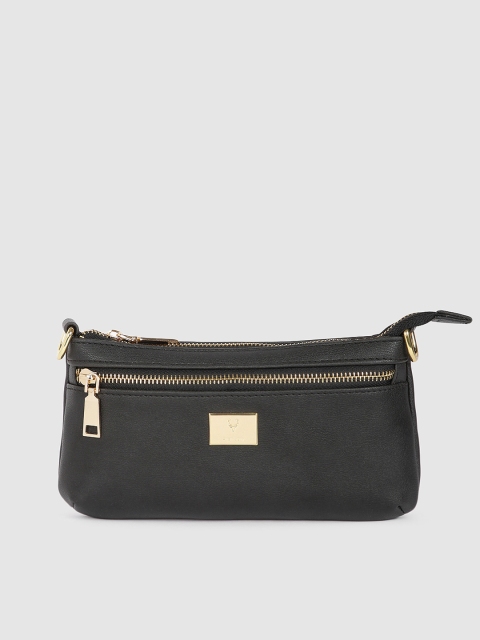

Allen Solly Black Solid Shoulder Bag