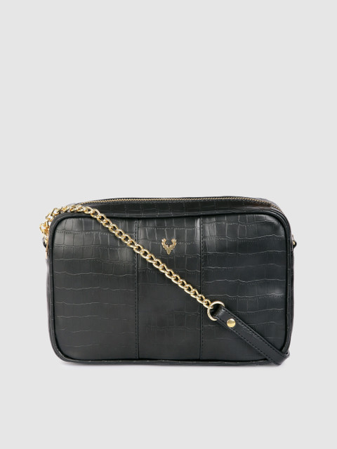 

Allen Solly Black Textured Sling Bag