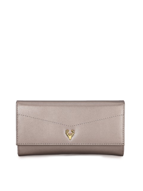 

Allen Solly Women Copper-Toned Solid Two Fold Wallet