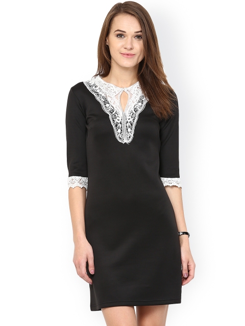 

Harpa Black Sheath Dress