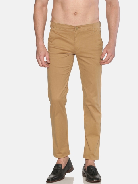 

Chennis Men Beige Slim Fit Solid Regular Trousers