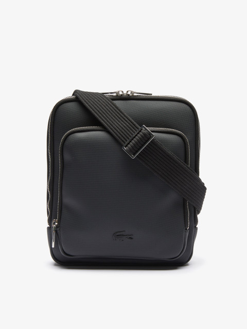 

Lacoste Men Black Solid Messenger Bag