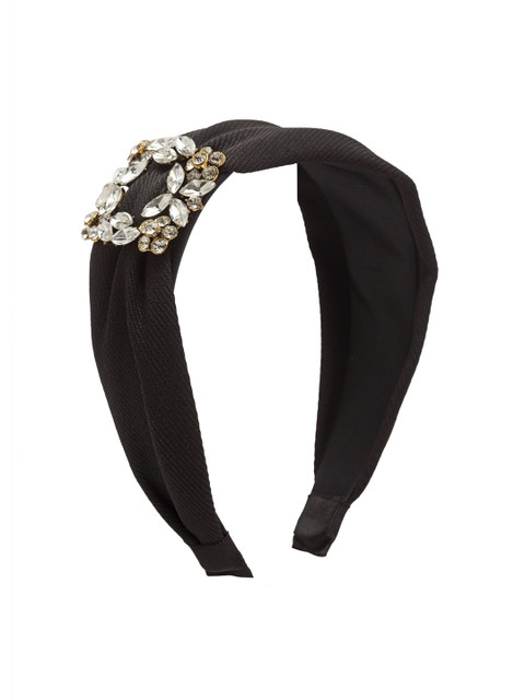 

Ferosh Black Embellished Hairband