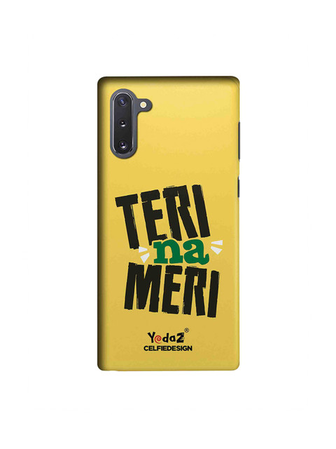 

CelfieDesign Yellow Black Teri Meri Samsung Galaxy Note 10 Sustainable Mobile Back Cover