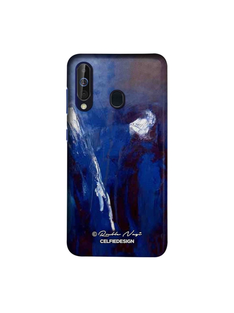 

CelfieDesign Blue & Black Rainfall Samsung Galaxy M40 Sustainable Back Cover