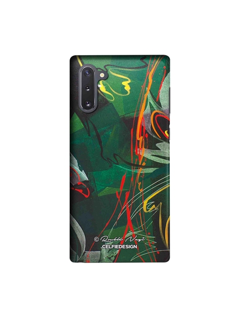 

CelfieDesign Green & Yellow Strokes of Life Rouble Nagi Samsung Galaxy Note 10 Sustainable Mobile Back Cover