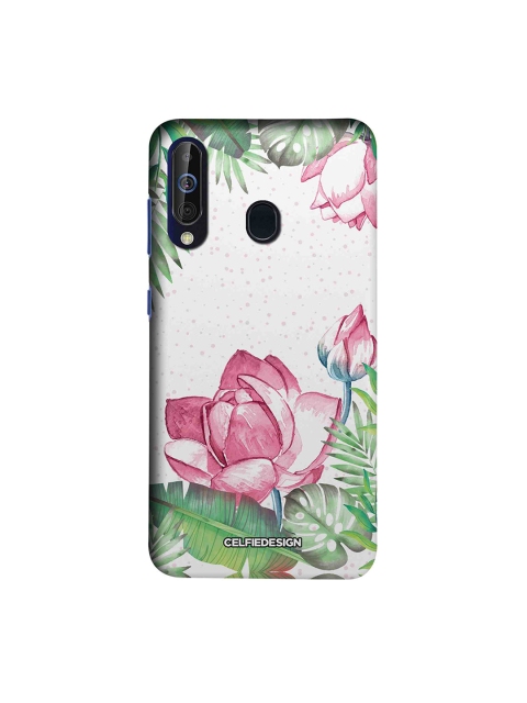 

CelfieDesign White & Pink Laotian Lotus Samsung Galaxy M40 Sustainable Back Cover