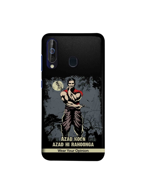 

CelfieDesign Black & Grey Azaad Hoon Samsung Galaxy M40 Sustainable Back Cover