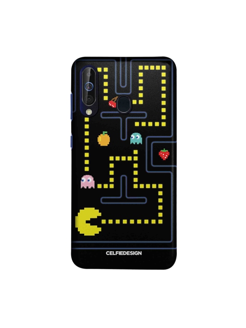 

CelfieDesign Black & Yellow Pacman Sustainable Samsung Galaxy M40 Back Case