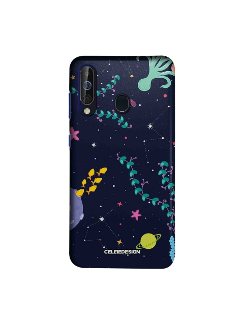 

CelfieDesign Navy Blue & Green Space Aquarium Printed Samsung Galaxy M40 Sustainable Back Cover