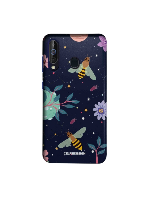 

CelfieDesign Navy Blue & Green Space Bees Samsung Galaxy M40 Back Cover