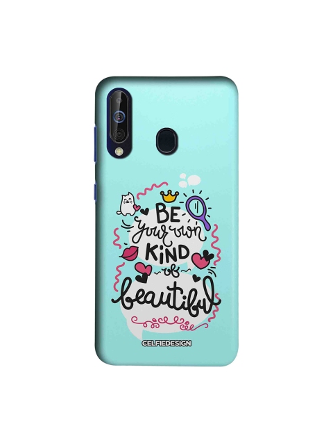 

CelfieDesign Turquoise-Blue & Black Be Your Own Kind Of Beautiful Samsung Galaxy M40 Case