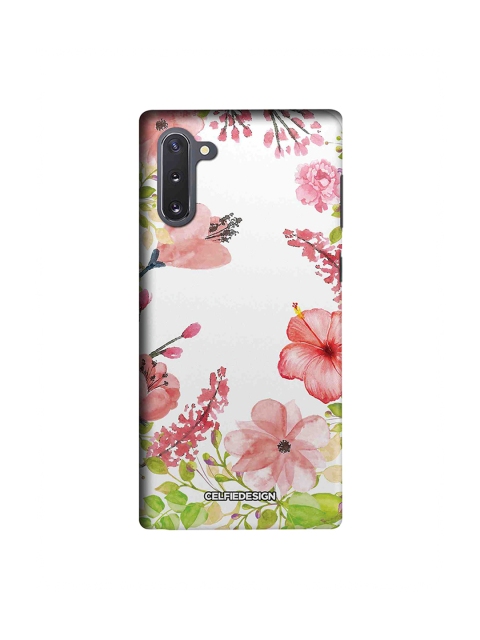 

CelfieDesign White & Pink Aquarelle Gardens Samsung Galaxy Note10 Back Cover