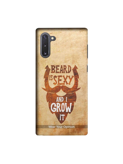 

CelfieDesign Beige & Brown Beard Samsung Galaxy Note10 Back Cover